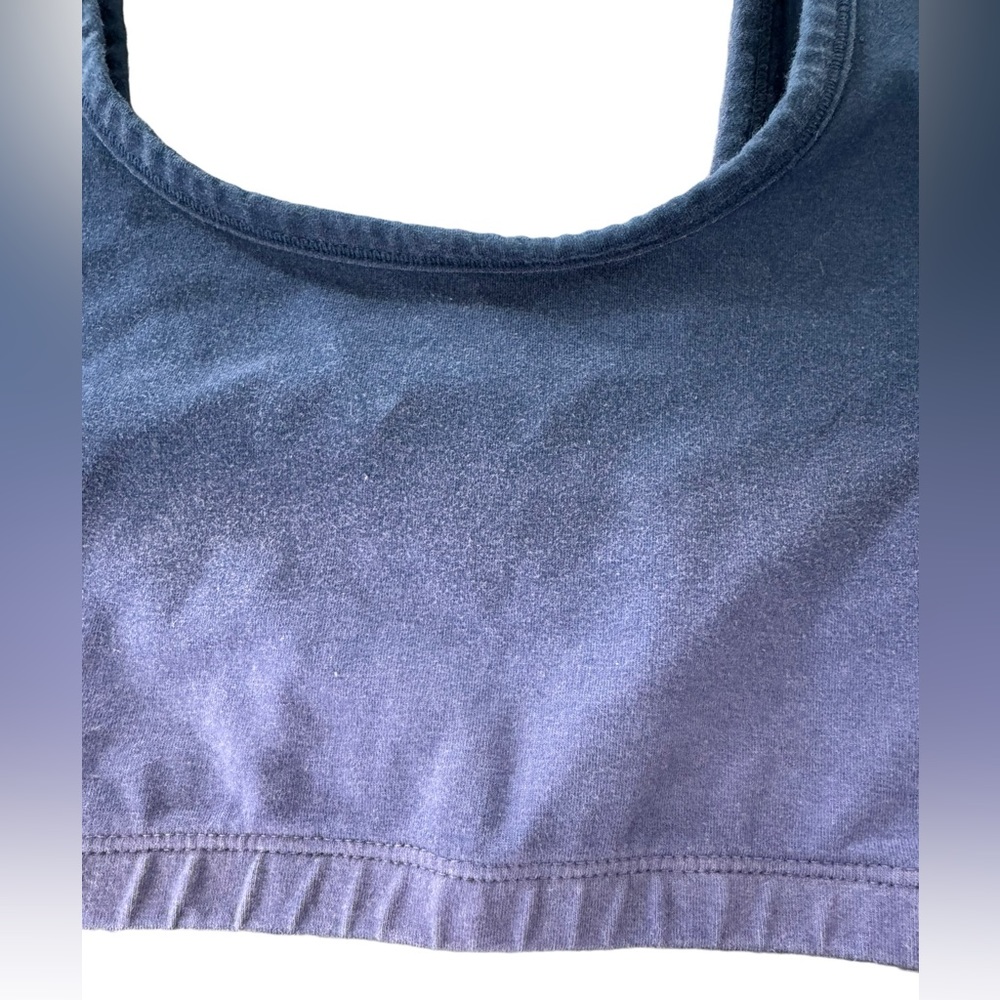 ELECTRIC AND ROSE SPORTS BRA - SUNBLEACH INDIGO BLUE NWT - Picture 3 of 8